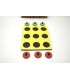 Tic Tac Toe Game with Arabic Lattice Pieces