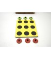 Tic Tac Toe Game with Arabic Lattice Pieces