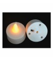 Vela Led - Imitación Llama Fuego - 4 cm- Sin Peligr- Por unidad