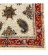 Handgefertigter Baumwollteppich 50 x 50 cm – handgefertigt mit Pflanzenfarben