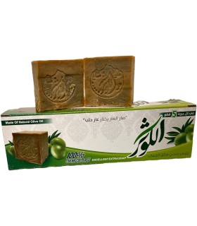 Pack de 5 Jabones de Alepo con Laurel y Aceite de Oliva Extra - Vegano y Ecológico