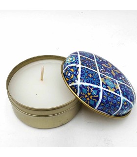 Velas aromáticas con elegantes diseños arabes