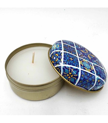 Vela aromáticas con elegantes diseños arabes