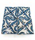 Carreau de céramique marocain émaillé de style andalou - Mosaïque Zellige Nazari - Peint à la main 5 x 5 cm - Fait main - Modèle