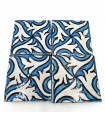 Moroccan Glazed Ceramic Tile Andalusian Style - Zellige Mosaic Nazari - Hand Painted 5 x 5 cm - Handmade - Model 102