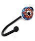 Wrought Iron and Ceramic Coat Rack - Arabic Design - Africa Model