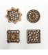 Handmade Fridge Magnet - Andalusian Geometric Design Inspired by the Alhambra