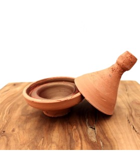 Pintalabios Bereber Aker Fassi en Tajín de Cerámica - Rojo Intenso Natural y Vegano