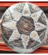 Puff Árabe Cuero 100% Relleno incluido - Artesanía Marroquí - Modelo Laun/RELLENO