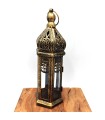 Candil Árabe Calado - Dorado Envejecido - 31 cm x 10,5 cm - Modelo 038