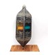 Lámpara Farol Árabe Calado - Dorado Envejecido - 39 cm x 13 cm - Modelo 973