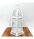 Farol Árabe Calado - Blanco - 25 cm x 12 cm - Modelo 042
