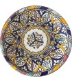 Plato Llano Artesanal de Fez – Perfecto para Quesos y Presentaciones Elegantes - Modelo LAHAM