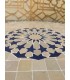 Mesa Mosaico 100 cm - Granado Estrella Alhambra - Modelo Generalife Abiad