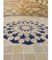 Mesa Mosaico 100 cm - Granado Estrella Alhambra - Modelo Generalife Abiad