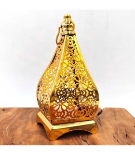 Farolillo Árabe Calado - Dorado - Modelo Kubba 2