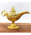 Lámpara Vintage Aladino Dorado - Metal Inoxidable - Modelo Farha 1 - 3 Tamaños