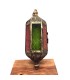 Farolillo Árabe Calado - Dorado Envejecido-36 cm x 14 cm - Modelo Musbah