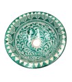 Lavabo Baño Árabe Cerámica - Artesanía Granadina - Estilo Fajalauza - Modelo Granada