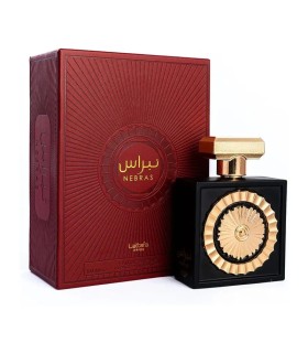 Nebras de Lattafa: Perfume Árabe Unisex con Toques de Ámbar y Vainilla - 100 ML