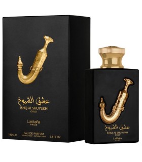 Ishq Al Shuyukh Gold Lattafa: Intensidad Oriental para caballero - 100 ml