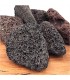Piedra Pómez Negra Volcánica 100% Natural, Ideal para Exfoliar Pies y Cuidado de la Piel
