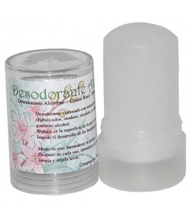 Desodorante Alumbre Cristal Roca - 120 gr- Minerales Naturales