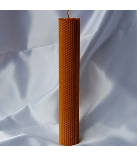 Fatti a mano di cera d'api Vergine vela turno - 29 x 4.5 cm