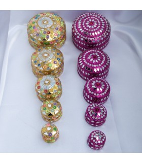 Gioco 5 scatole Brillantes Varios colori e modelli - molto bello