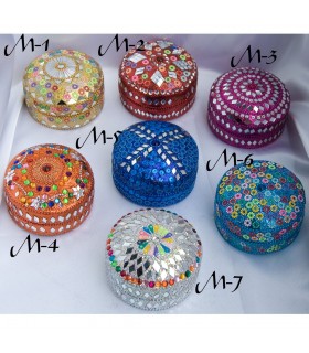Juego 5 Cajitas Brillantes-Varios Colores y Modelos -Muy Bonitas