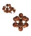 Puzzle puzzle di legno molecole - arguzia - - 10 cm