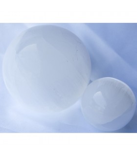 Polished Selenite Sphere - 3 Sizes - Spectacular