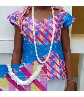 Artigiano di collana - design Etnico - africano shell - modello 1