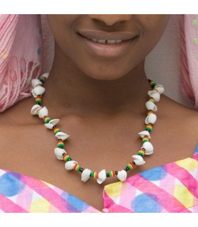 Afrikanische Shell Halskette - Design Etnico - Handwerker - 6 Modell