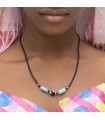 Collier design d'afro - ethnique - artisan - modèle 4