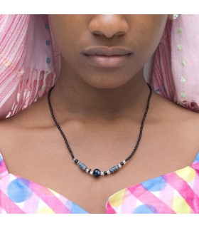 Artigiano di collana - design Etnico - africano shell - modello 5