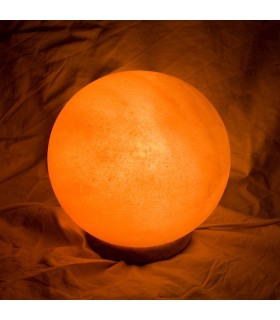 Sfera di lucido lampada sale - naturale - Himalaya - novità