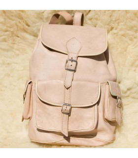 Mochila Cuero - Etnica Africana - Varios Bolsillos - 3 Tamaños