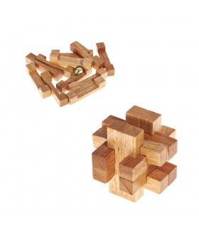 Croce di legno complessi - talento - puzzle - Puzzle - 8 x 8 cm