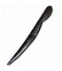 Capelli piccolo forcella - ebano - Africa - incisione legno