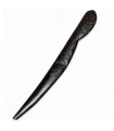 Capelli piccolo forcella - ebano - Africa - incisione legno