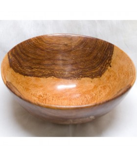Frutero de Madera - Artesano - Africa - Color Blanco y Marrón