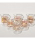 Set di 6 bicchieri modello di alta qualità turchi - strisce-
