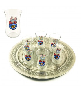 Ensemble de 6 verres - turc - lunettes - haute qualité