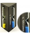 Sanduhr - 1, 3 und 5 min - Sand Farben - 10 cm