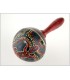 Maracas en bois Coco - main - peint crocodile design