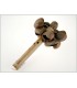 Maracas Madera - Pintado a Mano - Semillas