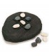 TIC-TAC-TOE rustique - pierres naturelles - 18 x 14 cm