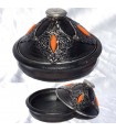 Tajin Negro Decorativo  Hueso- Alpaca - Centro de Mesa