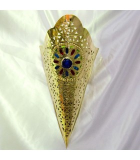 Aplique Dorado Bronce - Diseño Estrella-Resina Colores-2 Tamaños